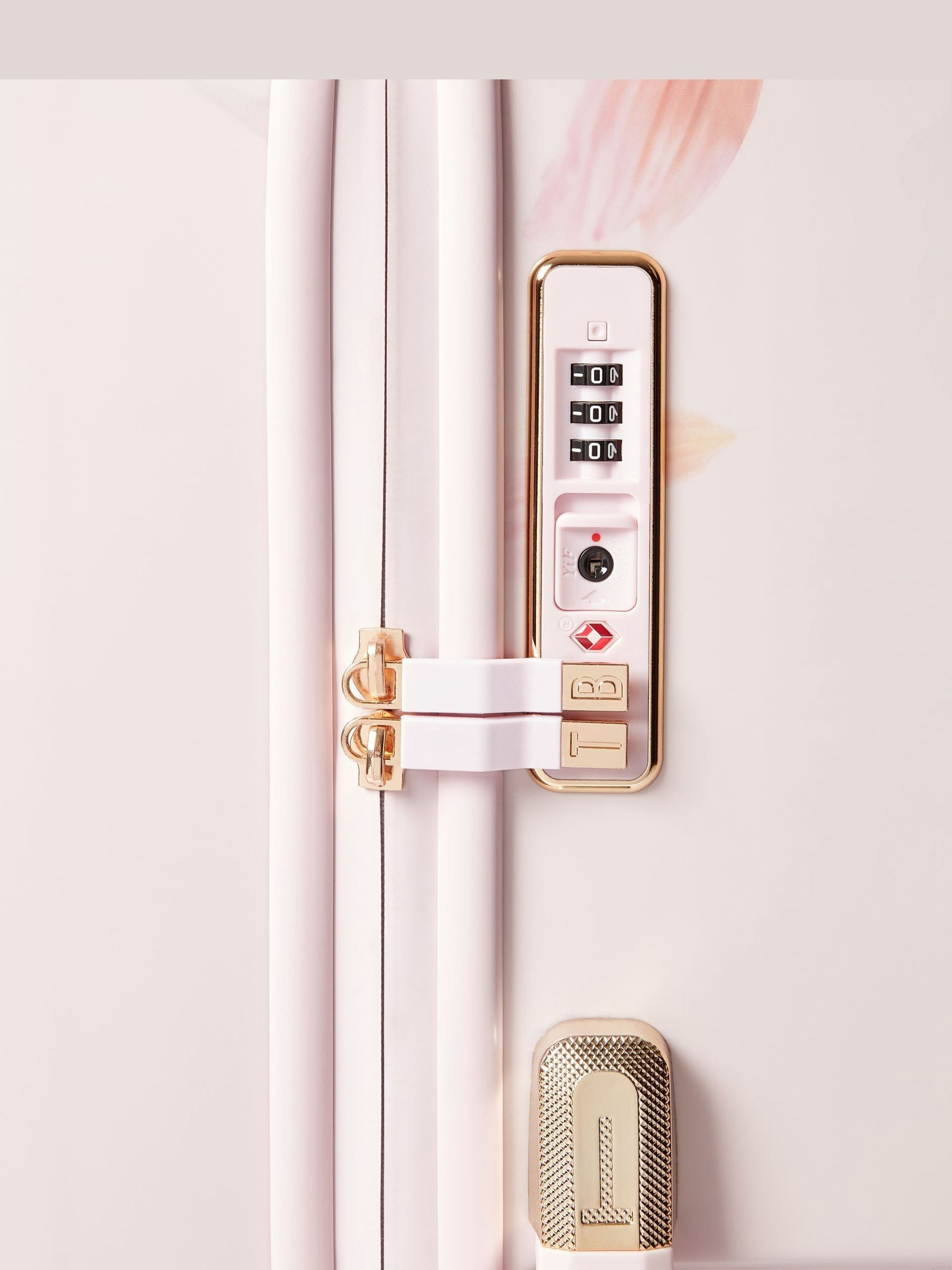Buy Ted Baker Pink Magnolia Bloom Medium Suitcase from Next USA
