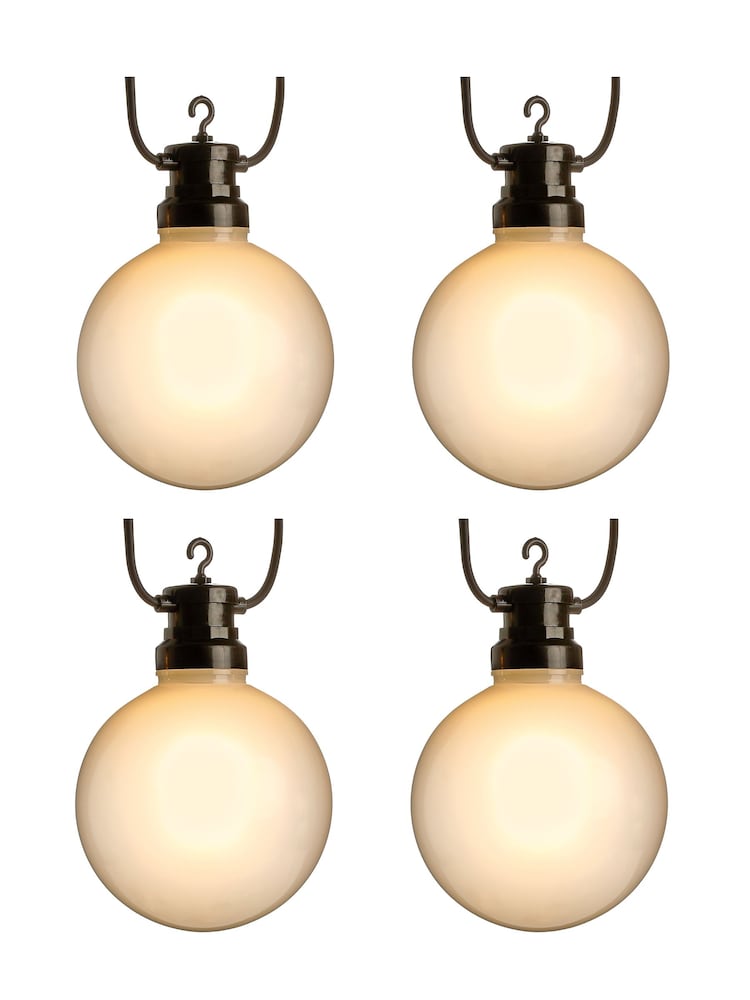 Premier Decorations Ltd Frosted LED Ball Cap Party Lights with Filament - Image 2 of 3 Premier Decorations Ltd Frosted LED Ball Cap Party Lights with Filament - Image 2 of 3