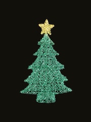 Premier Decorations Ltd 1.25m Multiaction Aluminium Christmas Tree 360 LEDs - Image 2 of 2