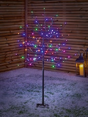 Premier Decorations Ltd 1.2m Multiaction Tree with 120 LEDs & Timer - Image 1 of 2