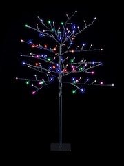 Premier Decorations Ltd 1.2m Multiaction Tree with 120 LEDs & Timer - Image 2 of 2