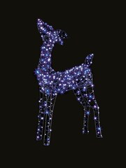 Premier Decorations Ltd 97cm Enchanted Tip Toe Reindeer with 410 LEDs - Image 2 of 2