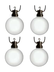 Premier Decorations Ltd 10 x 10cm Frosted Ball Cap Party Lights - Image 2 of 3