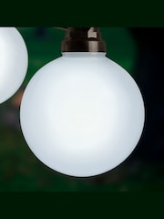 Premier Decorations Ltd 10 x 10cm Frosted Ball Cap Party Lights - Image 3 of 3