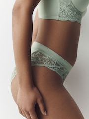 Green High Leg Ultimate Comfort Knickers 3 Pack - Image 5 of 8
