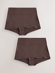 Marrón chocolate - Pack de 2 braguitas Ultimate Comfort - Imagen 1 de 5