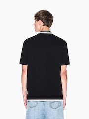 Armani Exchange Black Polo Shirt - Image 2 of 5