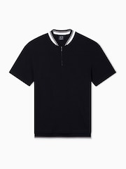 Armani Exchange Black Polo Shirt - Image 5 of 5