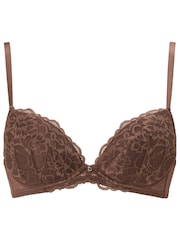 Ann Summers Dark Brown Pad Plunge Sexy Lace Underwired Bra - Image 5 of 5