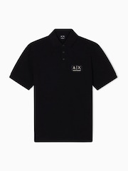 Armani Exchange Logo Patch Polo Shirt - Bild 5 von 7