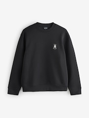Armani Exchange Crew Neck Neck Black Sweater - Imagen 1 de 3