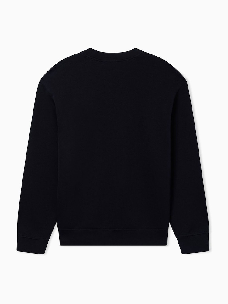 Armani Exchange Crew Neck Neck Black Sweater - Image 2 of 3 Armani Exchange Crew Neck Neck Black Sweater - Image 2 of 3