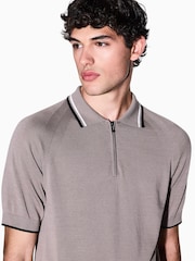 Armani Exchange Knit Brown Polo Shirt - Bild 4 von 7