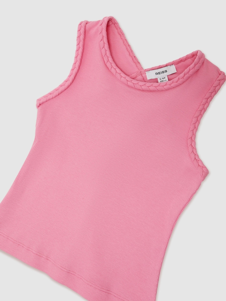 Reiss Bright Pink Veronica Vest - Image 3 of 3