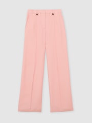 Reiss Pink Magda Wide-Leg Suit Trouser - Image 2 of 7