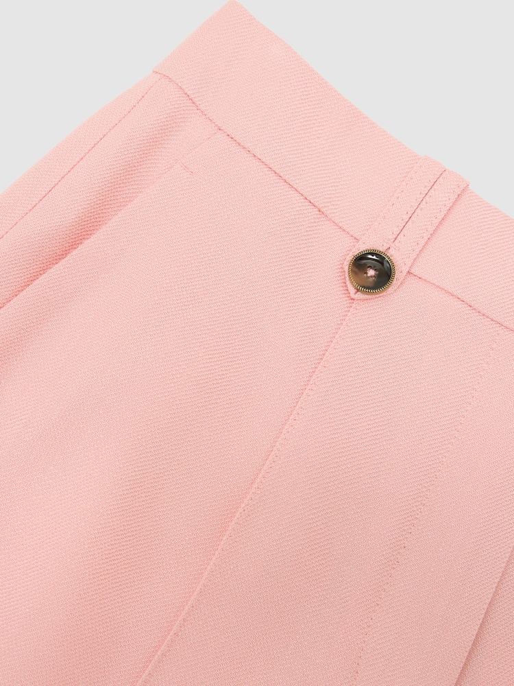 Reiss Pink Magda Wide-Leg Suit Trouser - Image 7 of 7