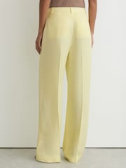 Reiss Yellow Magda Wide-Leg Suit Trousers - Image 5 of 8