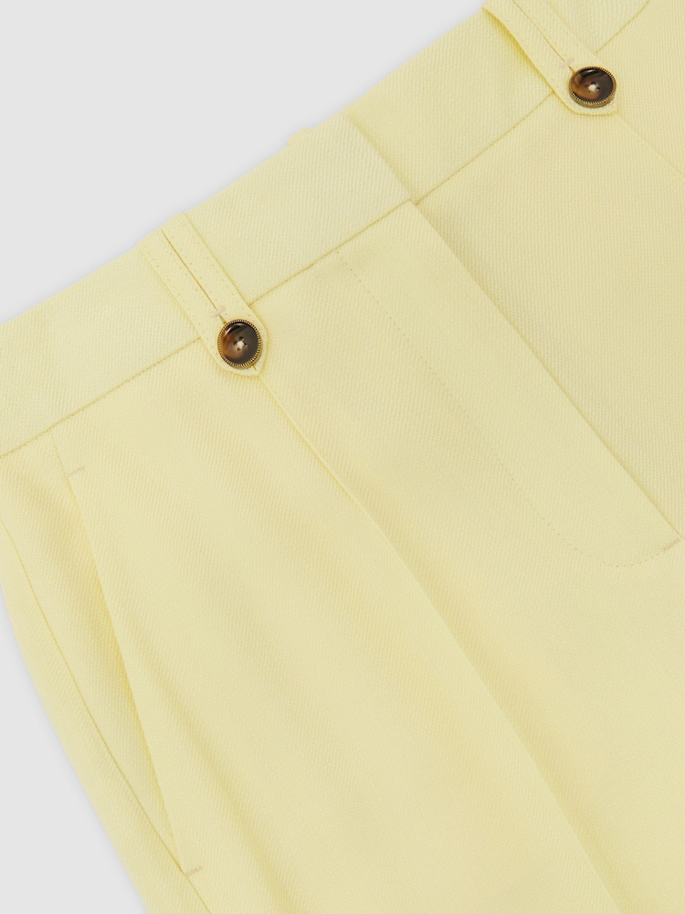 Reiss Yellow Magda Wide-Leg Suit Trousers - Image 8 of 8