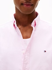 Tommy Hilfiger Pink Regular Fit Oxford Shirt - Image 6 of 7