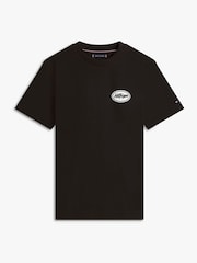 Tommy Hilfiger Black Back Graphic Relaxed T-Shirt - Image 5 of 5
