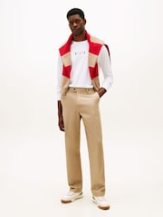 Blanco - Tommy Hilfiger Logo Jersey Long Sleeve T-Shirt - Imagen 2 de 5