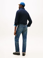 Tommy Hilfiger Whiskered Regular Straight Leg Jeans - Imagem 2 de 5