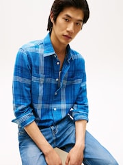 Tommy Hilfiger Relaxed Fit Textured Check Shirt - صورة 4 من 5