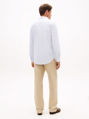 Tommy Hilfiger Blue Flex Regular Fit Stripe Shirt - Image 2 of 5