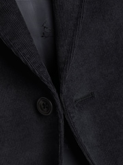 Charles Tyrwhitt Blue Corduroy Slim Fit Jacket - Image 5 of 5
