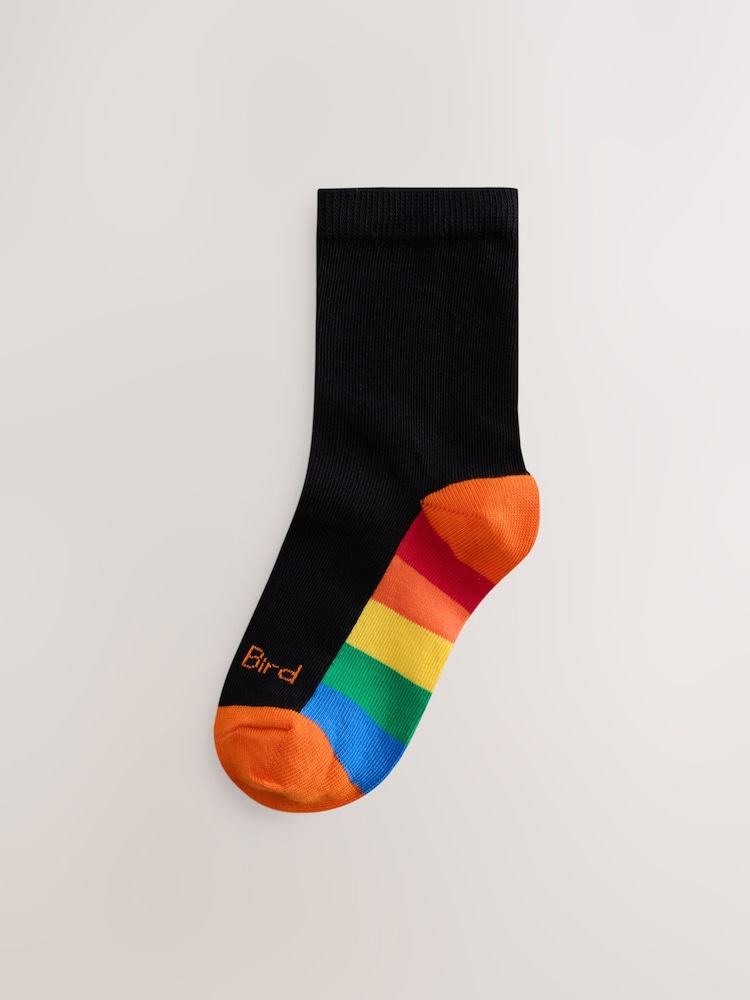 Crno - Little Bird by Jools Oliver Povratak u školu Bright Rainbov Sole Crew Čarape 5 Pack - Slika 5 od 5 Crno - Little Bird by Jools Oliver Povratak u školu Bright Rainbov Sole Crew Čarape 5 Pack - Slika 5 od 5