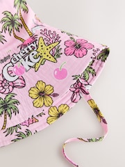 Impression tropicale rose - Cherry Coke Licensed Bucket Hat - Image 7 de 7