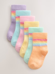 Little Bird by Jools Oliver Baby Rainbow Socks 5 Pack - Imagen 1 de 9