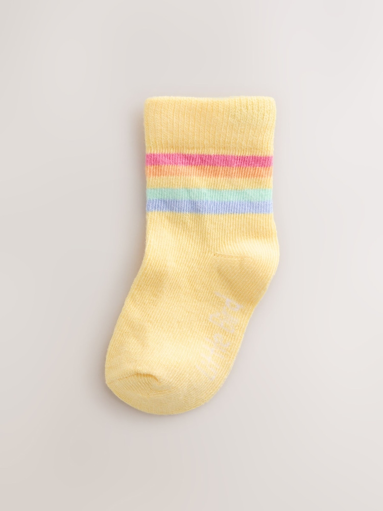 Little Bird by Jools Oliver Multi Pastel Baby Rainbow Socks 5 Pack - Image 7 of 7 Little Bird by Jools Oliver Multi Pastel Baby Rainbow Socks 5 Pack - Image 7 of 7