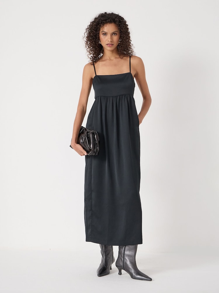 Hush Satin Midi Dress - صورة 1 من 7