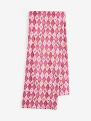 Pink Christmas Food Wipe Clean Table Cloth - Image 3 of 3