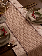 Natural Christmas Gingerbread Table Runner - Image 2 of 4