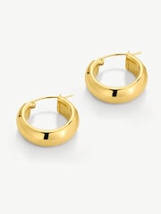 D.Louise Gold Tone Waterproof Bold Hoop Earrings - Image 3 of 6