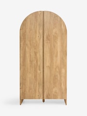Mid Natural Arches Mango Wood Effect Double Wardrobe - Image 6 of 10