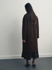 Mango Brown Wool Coat - Image 2 of 7