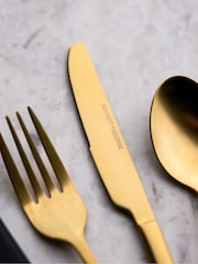 Rockett St George 16 Piece Gold Leopard Love Cutlery Set - Image 3 of 5