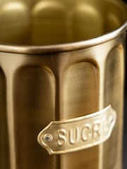 Rockett St George Gold Apothecary Style Sugar Storage Tin - Image 4 of 5