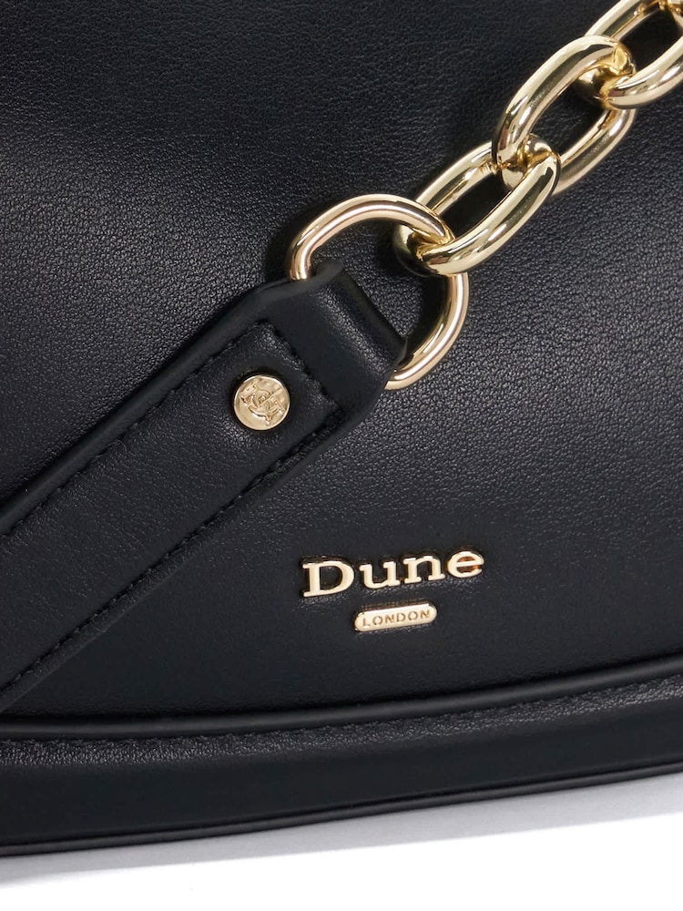 Dune London Black Ground Direction Small Smart Scoop Shoulder Bag - Image 6 of 6
