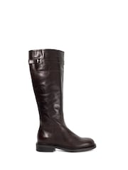 Dune London Brown Tallas Knee High Boots - Image 2 of 6