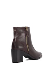 Dune London Red Purl Ankle Boots - Image 4 of 6