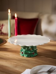 Green Christmas Tree Cake Stand - Image 2 of 4