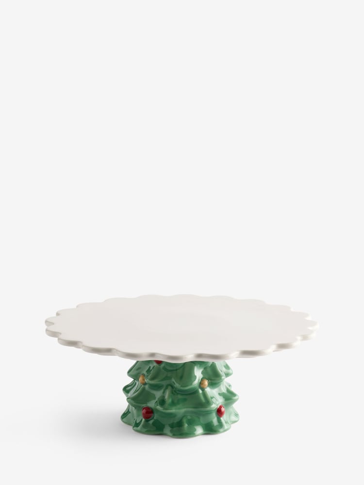 Green Christmas Tree Cake Stand - Image 4 of 4
