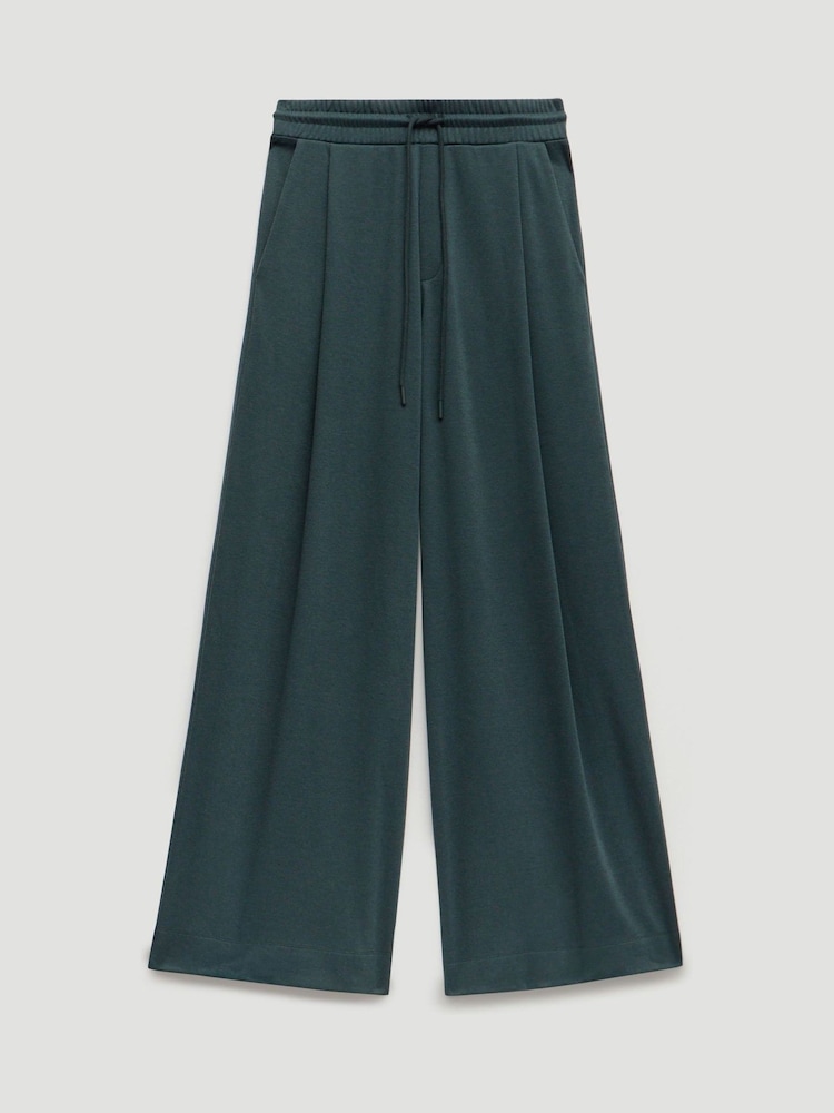 Hush Green Taylor Metallic Wide Leg Trousers - Image 6 of 6 Hush Green Taylor Metallic Wide Leg Trousers - Image 6 of 6