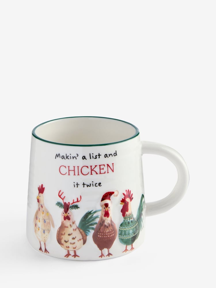 Green Chicken it Twice Christmas Mug - Image 3 of 3 Green Chicken it Twice Christmas Mug - Image 3 of 3