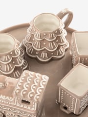 Brown Gingerbread Hot Chocolate Station with Mugs - Image 6 of 6