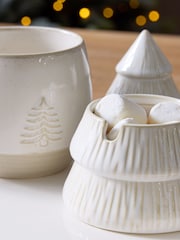 Natural Christmas Hot Chocolate Station with Mugs - Image 2 of 4